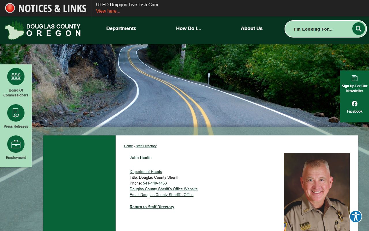Douglas County arrest records and sheriff directory source