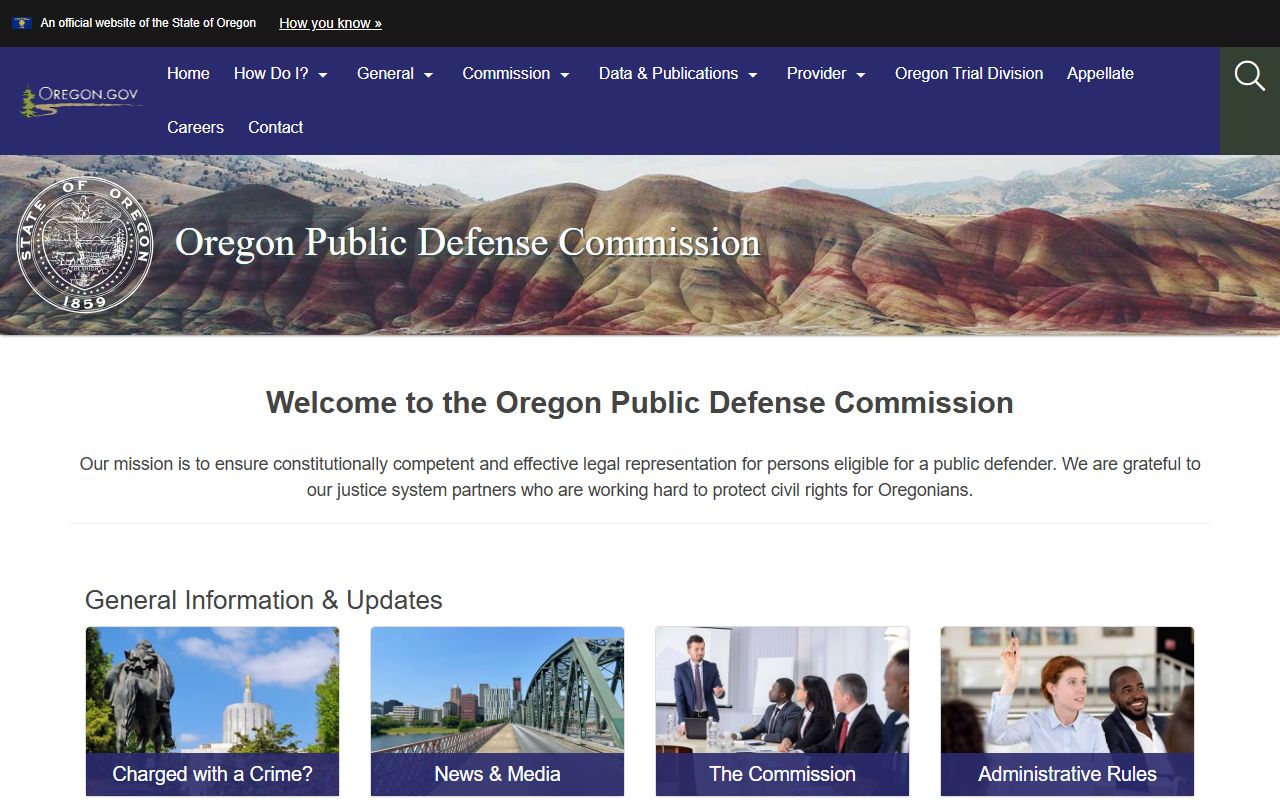 Douglas County criminal court records Oregon Public Defense Commission source